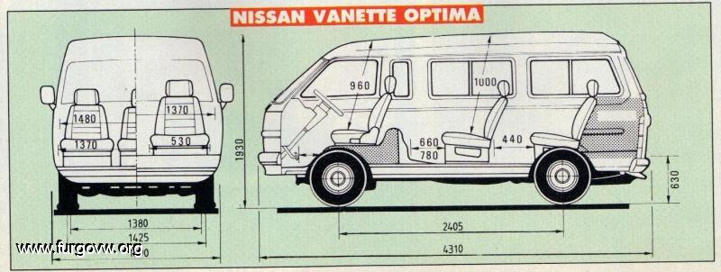Nissan vanette cargo internal dimensions #9