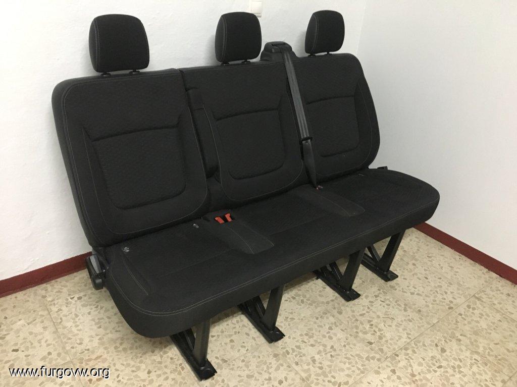 Segunda fila asientos opel vivaro 2017 Segunda fila asientos opel vivaro 2017