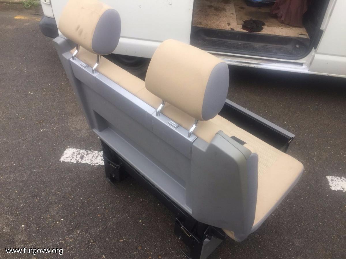 Asiento cama dos plazas con multiflex y