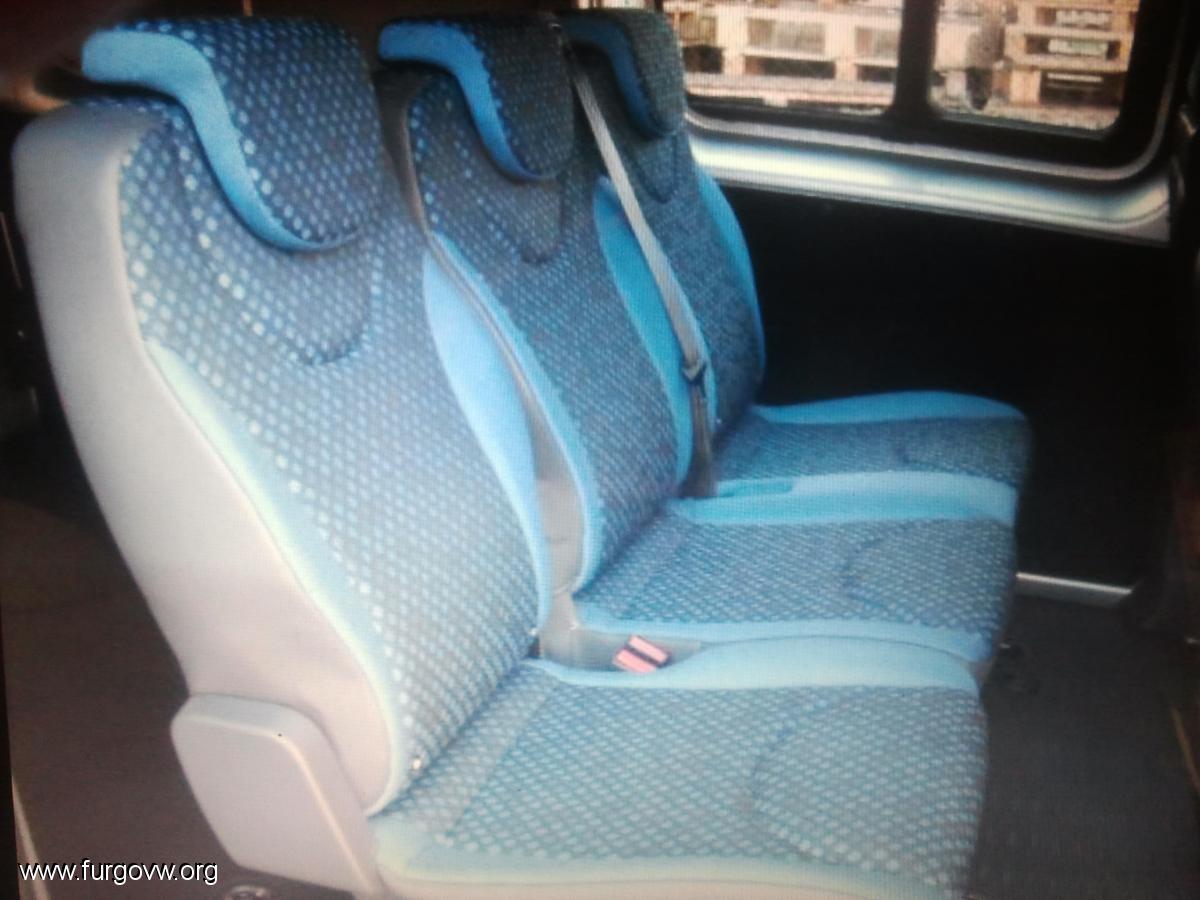 Fila de asientos 2+1 para Fiat Scudo, Jumpy, Expert. version 2007 VENDIDO